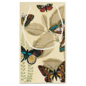 Butterflies glijdend over bladeren klein cadeauzakje (Achterkant)