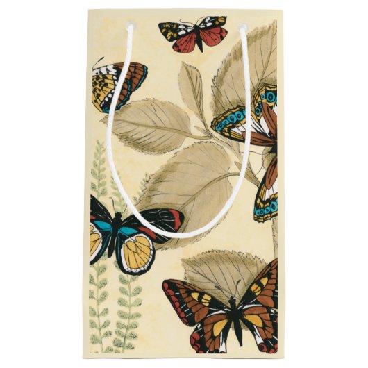 Butterflies glijdend over bladeren klein cadeauzakje (Voorkant)