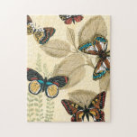 Butterflies glijdend over bladeren legpuzzel<br><div class="desc">Als u niet weet hoe prachtige vlinders dit schilderij u zal helpen begrijpen. Megan Meagher creëerde een prachtige renditie van een groep vlinders die over bladeren zweefden. Een prachtig kunstwerk om je thuis in te zetten!</div>