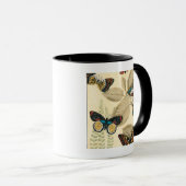 Butterflies glijdend over bladeren mok (Voorkant rechts)