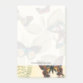 Butterflies glijdend over bladeren post-it® notes (Voorkant)