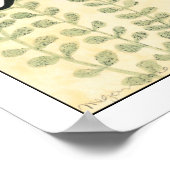 Butterflies glijdend over bladeren poster (Hoek)