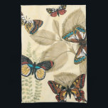 Butterflies glijdend over bladeren theedoek<br><div class="desc">Als u niet weet hoe prachtige vlinders dit schilderij u zal helpen begrijpen. Megan Meagher creëerde een prachtige renditie van een groep vlinders die over bladeren zweefden. Een prachtig kunstwerk om je thuis in te zetten!</div>