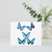 Butterflies Glow Briefkaart (Staand voorkant)