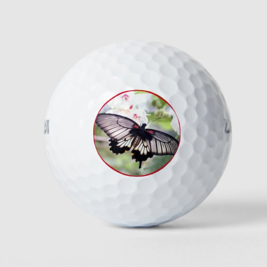 BUTTERFLIES GOLF Balls Golfballen (Voorkant)