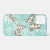 Butterflies grafische moderne florale aquarelzaak Case-Mate iPhone case (Achterkant (horizontaal))