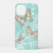 Butterflies grafische moderne florale aquarelzaak Case-Mate iPhone case (Achterkant)