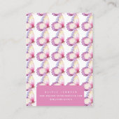 Butterflies Handmade DIY Jewelry Display Card Visitekaartje (Achterkant)