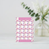 Butterflies Handmade DIY Jewelry Display Card Visitekaartje (Staand voorkant)