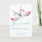 Butterflies | Happy Moederdag Kaart (Voorkant)