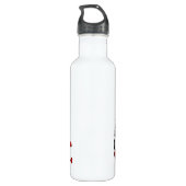 Butterflies, hart en wervelkolom waterfles  (Achterkant)