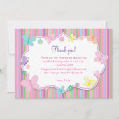 Butterflies Hartelijk dank Bedankkaart (Voorkant)