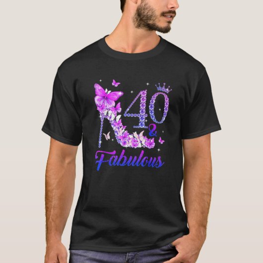 Butterflies High Heels 40 T-shirt (Voorkant)