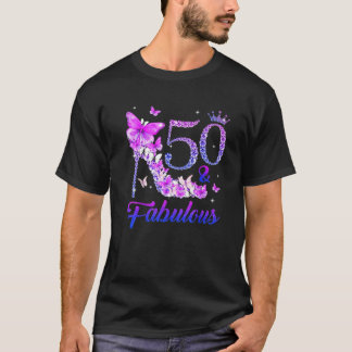 Butterflies High Heels 50 T-shirt