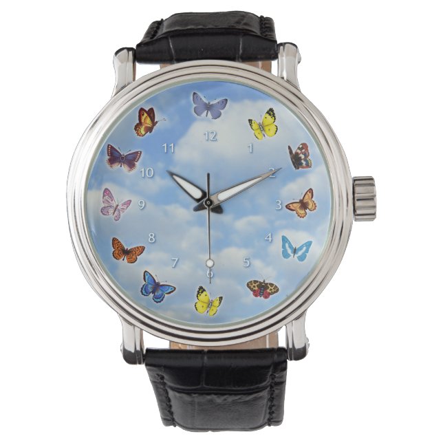 Butterflies Horloge (Voorkant)