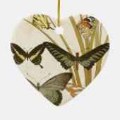 Butterflies Illustratie Keramisch Ornament (Achterkant)