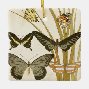  Butterflies Illustratie Keramisch Ornament