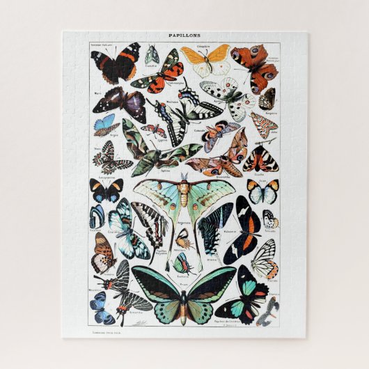Butterflies Illustratie Legpuzzel (Verticaal)