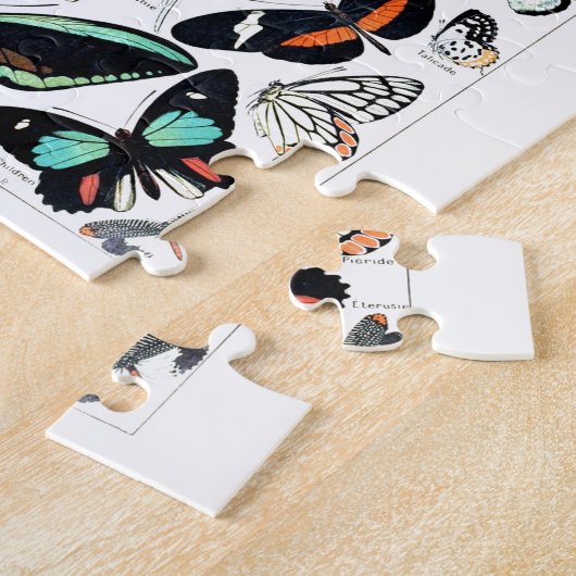  Butterflies Illustratie Legpuzzel (Zijkant)