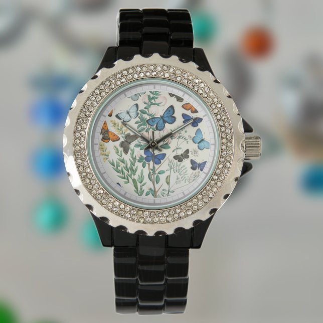 Butterflies Illustratie op een horloge (Creator heeft geüpload)
