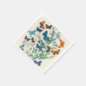 Butterflies,  illustratie servet (Hoek)