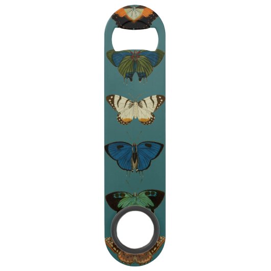 Butterflies in Blue Speed Flessenopener (Voorkant)