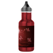 Butterflies in Crimson Moonlight Waterfles (Rechts)