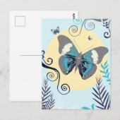Butterflies in de dag briefkaart (Voorkant / Achterkant)