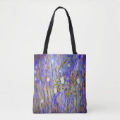 Butterflies in de lavendel-Canvas tas (Voorkant)