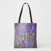 Butterflies in de lavendel-Canvas tas (Voorkant)