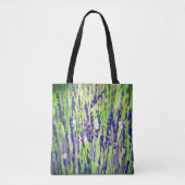Butterflies in de lavendel-Canvas tas (Voorkant)