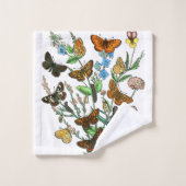 BUTTERFLIES IN DE NATUUR BAD HANDDOEK (Wasdoekje)