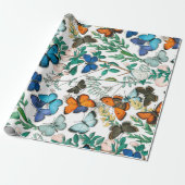 BUTTERFLIES IN DE NATUUR CADEAUPAPIER (Uitgerold)