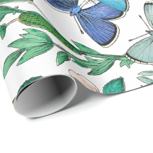 BUTTERFLIES IN DE NATUUR CADEAUPAPIER (Rol Hoek)