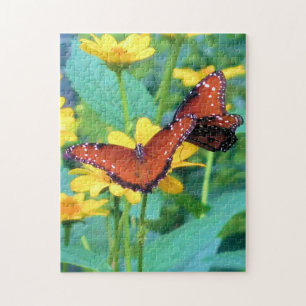 Butterflies in de tuin - 11x14 - 252 stuks legpuzzel
