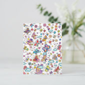 Butterflies in de wolken briefkaart (Staand voorkant)
