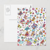Butterflies in de wolken briefkaart (Voorkant / Achterkant)
