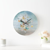 Butterflies in de wolken grote klok (Huis)