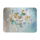 Butterflies in de wolken magneet (Horizontaal)