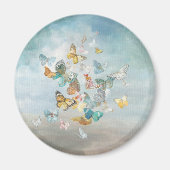 Butterflies in de wolken magneet (Voorkant)