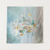 Butterflies in de wolken wandkleed (Voorkant)