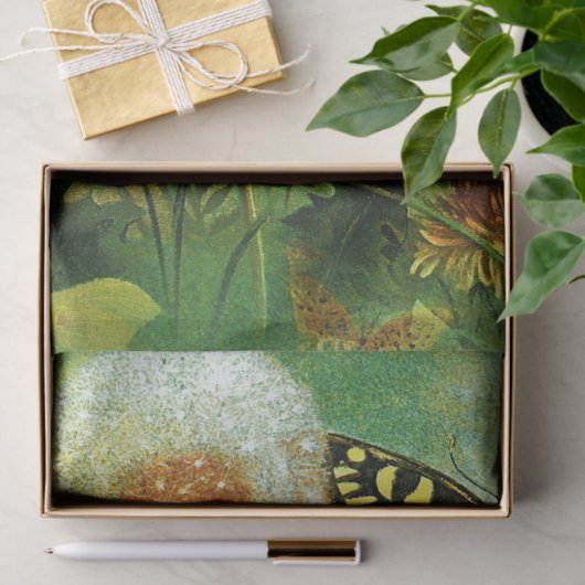 Butterflies in een Dandelion Forest Tissuepapier (Geschenk)