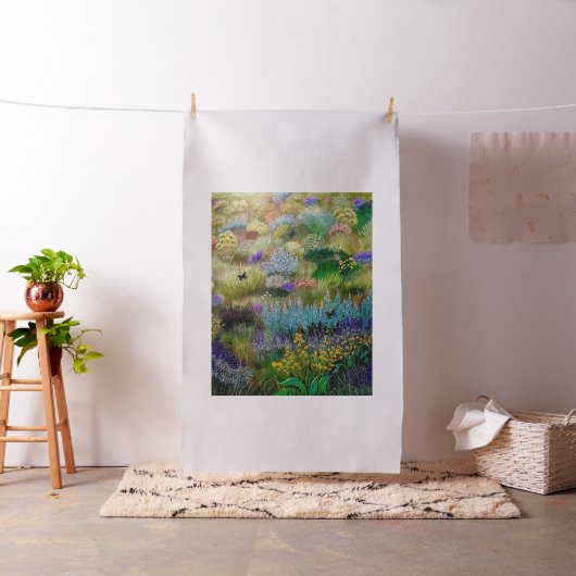 Butterflies in Field Stof (Voorbeeld)