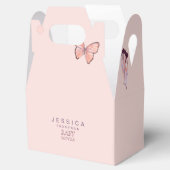 Butterflies in het Baby shower Air Girl Bedankdoosjes (Geopend)