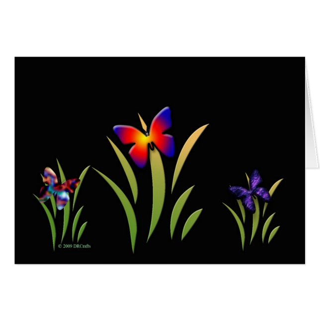 Butterflies in het gras (Voorkant Horizontaal)