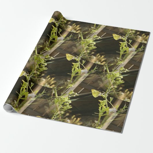 Butterflies in liefde.... cadeaupapier (Uitgerold)