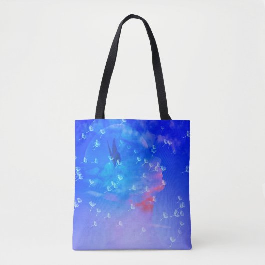 Butterflies in mijn hoofd tote bag (Voorkant)