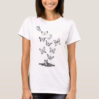 "Butterflies in mijn maag" T-shirt