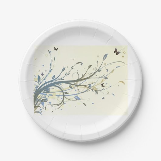 Butterflies in Natuur Papieren Bordje (Voorkant)