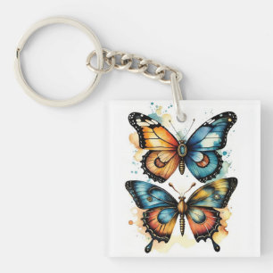 Butterflies in Natuur Sleutelhanger